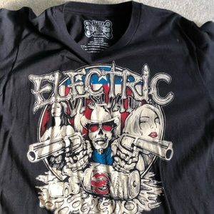 Electric visual T-shirt